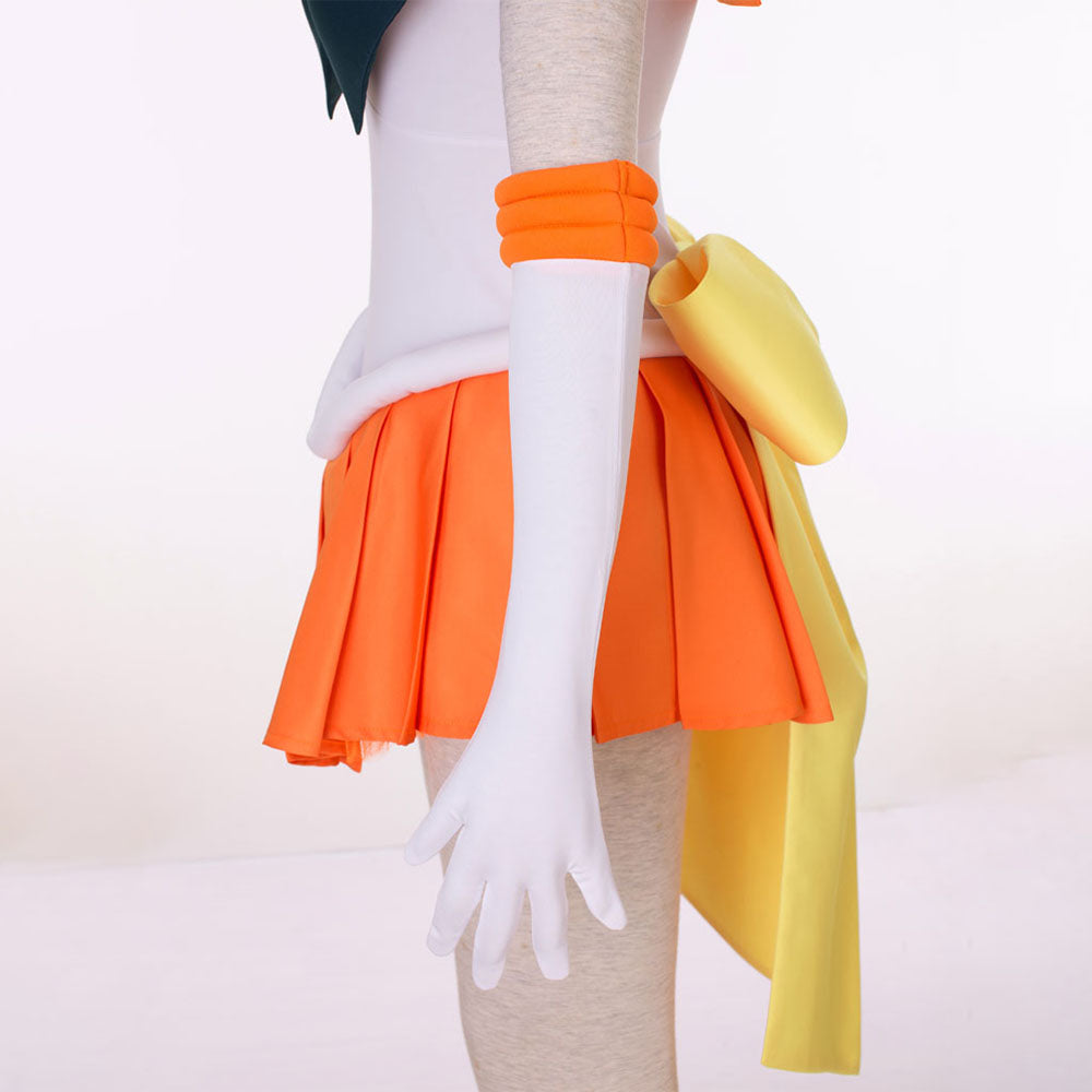 Halloween Anime Sailor Moon Costume Aino Minago Sailor venus Fighting Cosplay Full Outfit