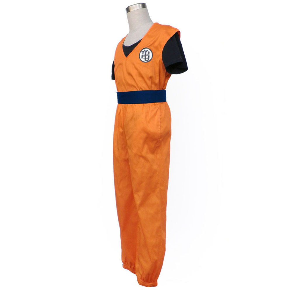 Dragon Ball Son Goku Training Costume Outfits Japanese Character 'Turtles' Cosplay Men and Kids Halloween