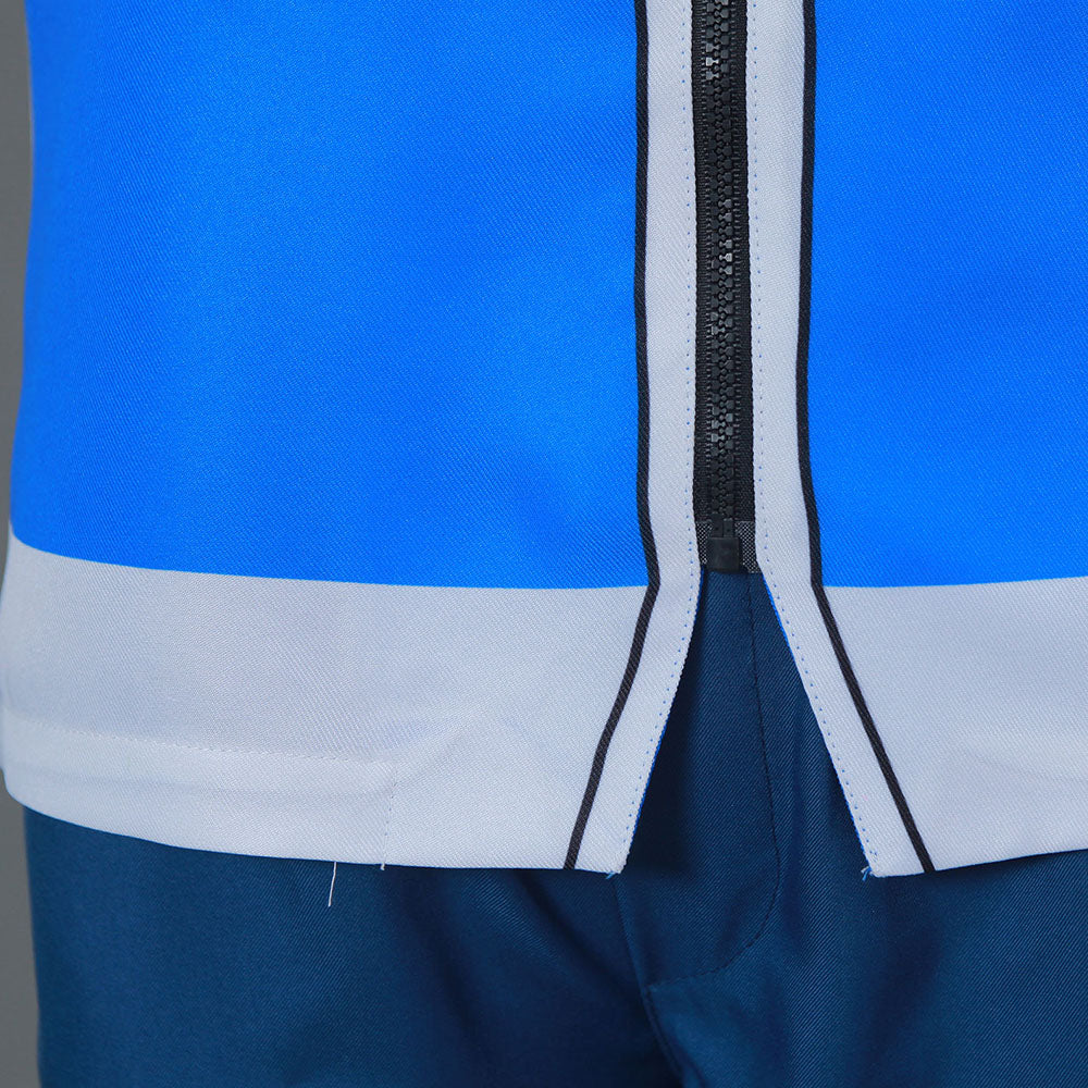 Men and Kids Anime Pokemon Costume Trainer Ash Ketchum Short Sleeves Cosplay Suit with Accessories