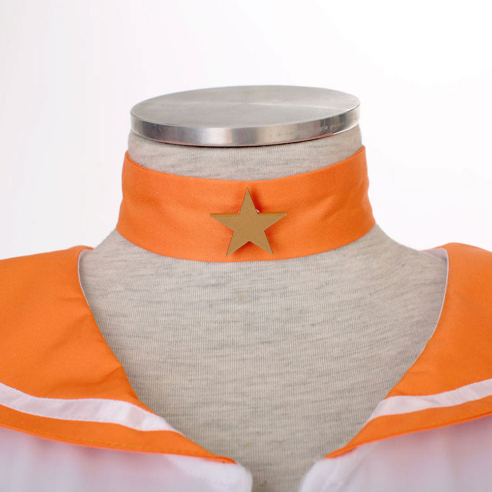 Halloween Anime Sailor Moon Costume Aino Minago Sailor venus Fighting Cosplay Full Outfit