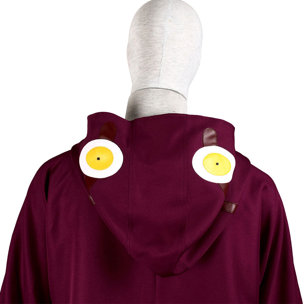 Anime Naruto Shippuden Costume Yakushi Kabuto Cosplay Cloak Men Kids Halloween