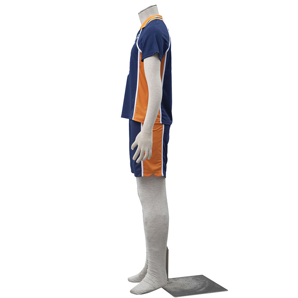 Haikyuu!! Costume Kageyama Tobio Number #9 Karasuno High School Volleyball Uniform with Knee pads