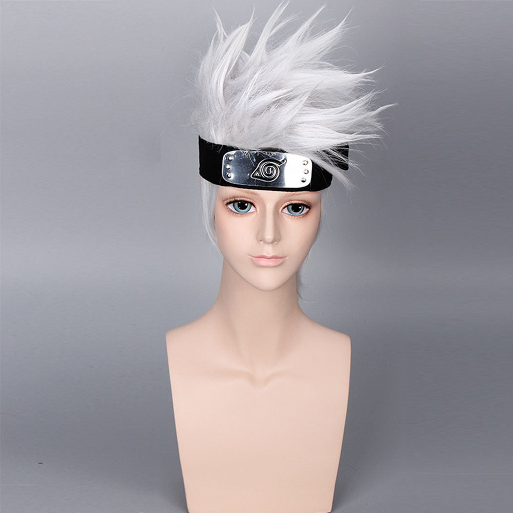 Anime Naruto Shippuden Hatake Kakashi Accessories Wig Mask Gloves Kunai Headband