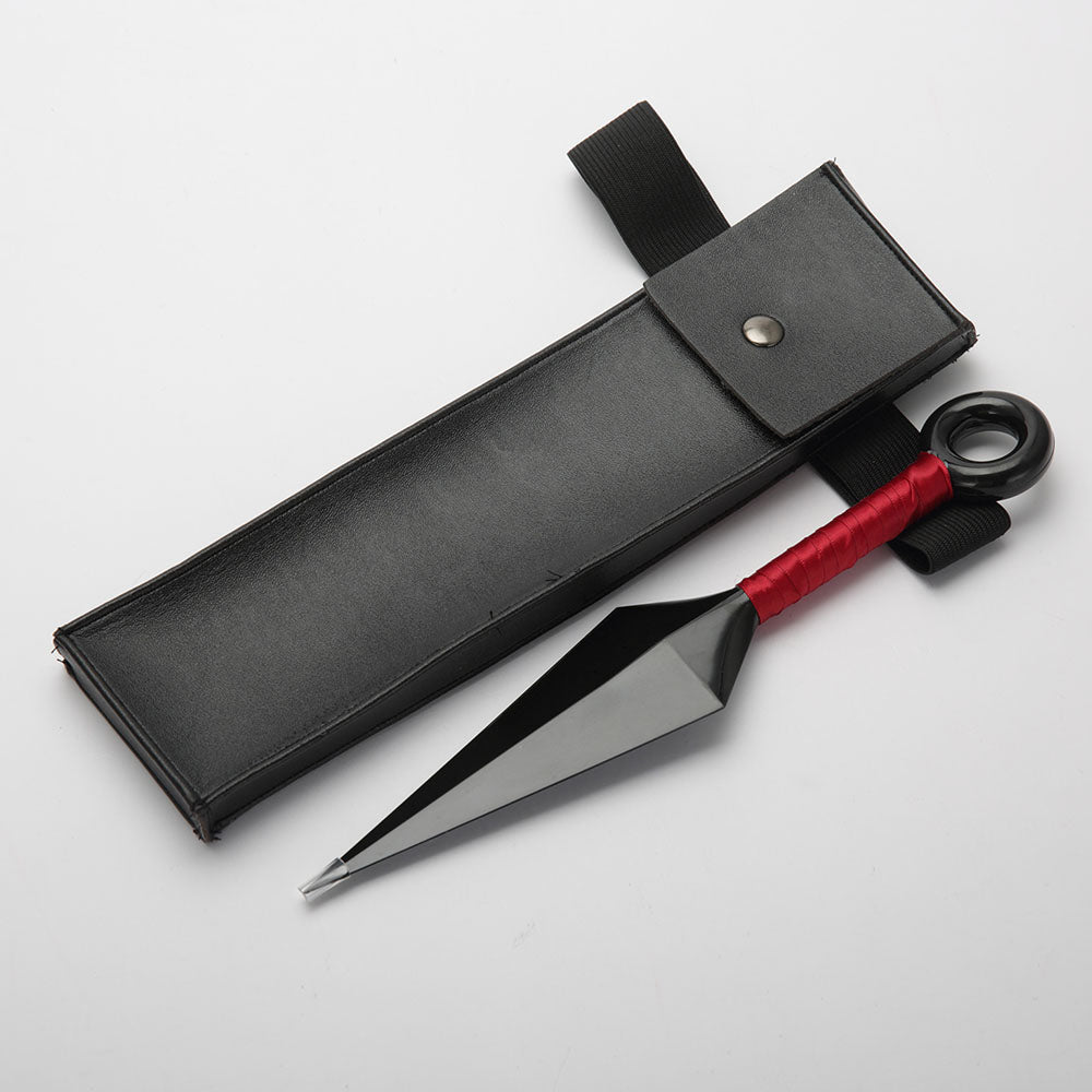 Anime Naruto Shippuden Naruto Sasuke Sakura Kakashi Ninja Leg Bag Kunai Cosplay Accessories
