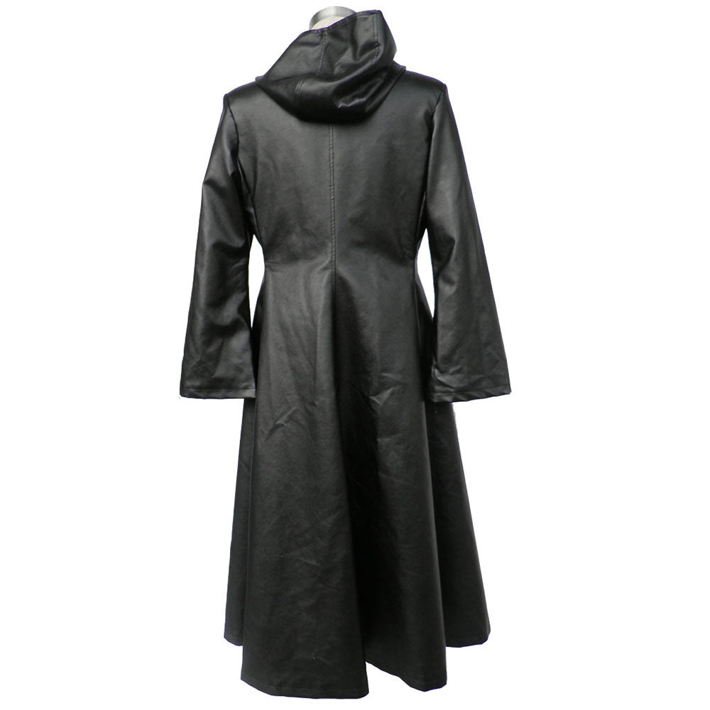 Kingdom Hearts Organization XIII Roxas Nobody Cosplay Costume Cloak Leather Robe Men and Kids