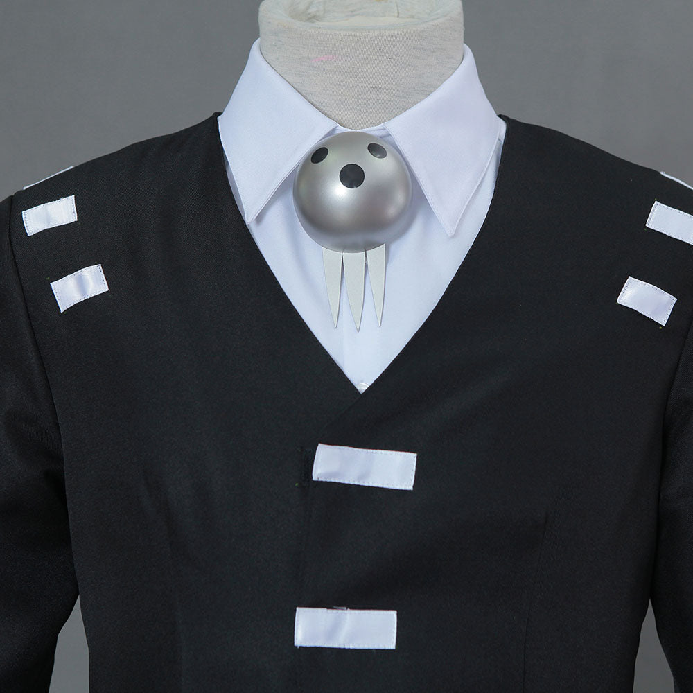 Anime Soul Eater Death The Kid Cosplay Costume full Suits Men and Kids Halloween