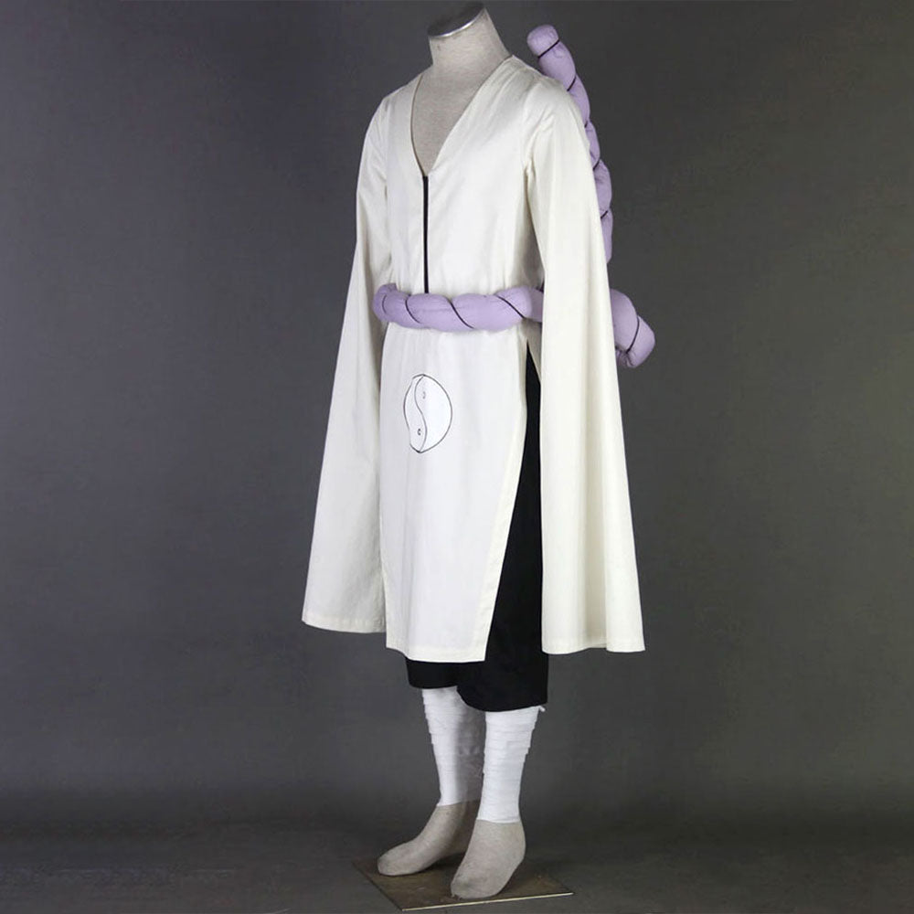 Anime Naruto Shippuden Kaguya Kimimaro Cosplay Costume Men Kids Halloween