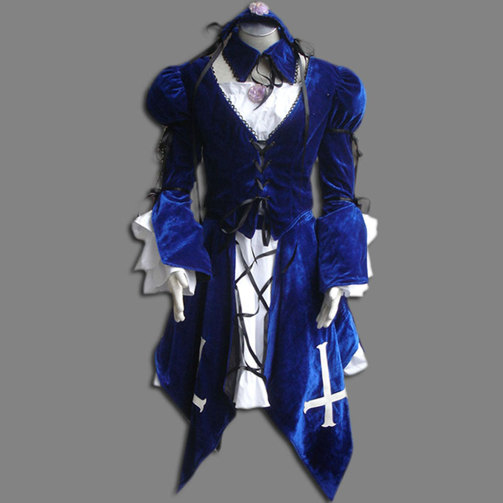 Rozen Maiden Mercury Lamp Cosplay Costumes Outfits Women and Kids Halloween