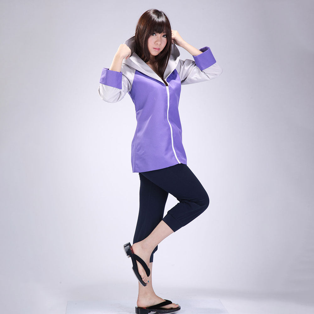 Anime Naruto Shippuden Cosplay Hyuuga Hinata Costume Women Kids Halloween