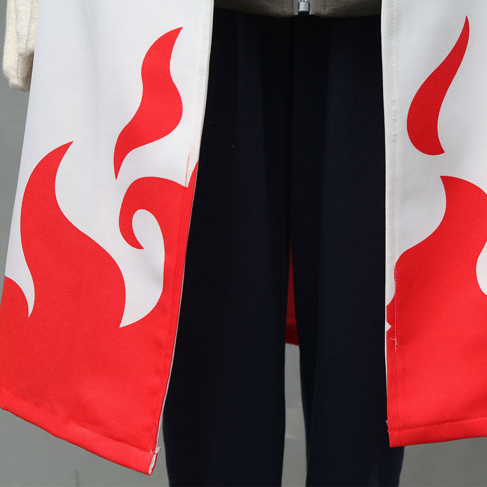 Anime Naruto Shippuden Cosplay Namikaze Minato 4th Hokage Costume Men Kids Halloween