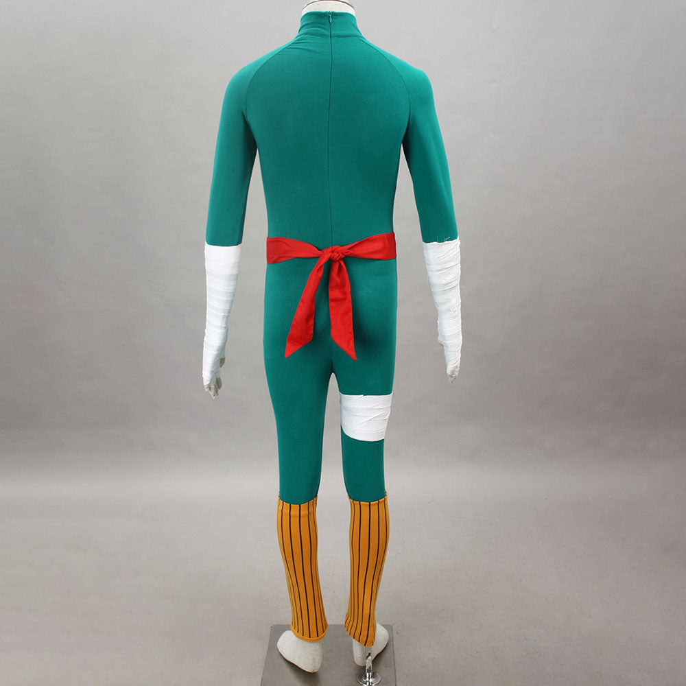 Anime Naruto Shippuden Rock Lee Costume Cosplay Men Kids Halloween