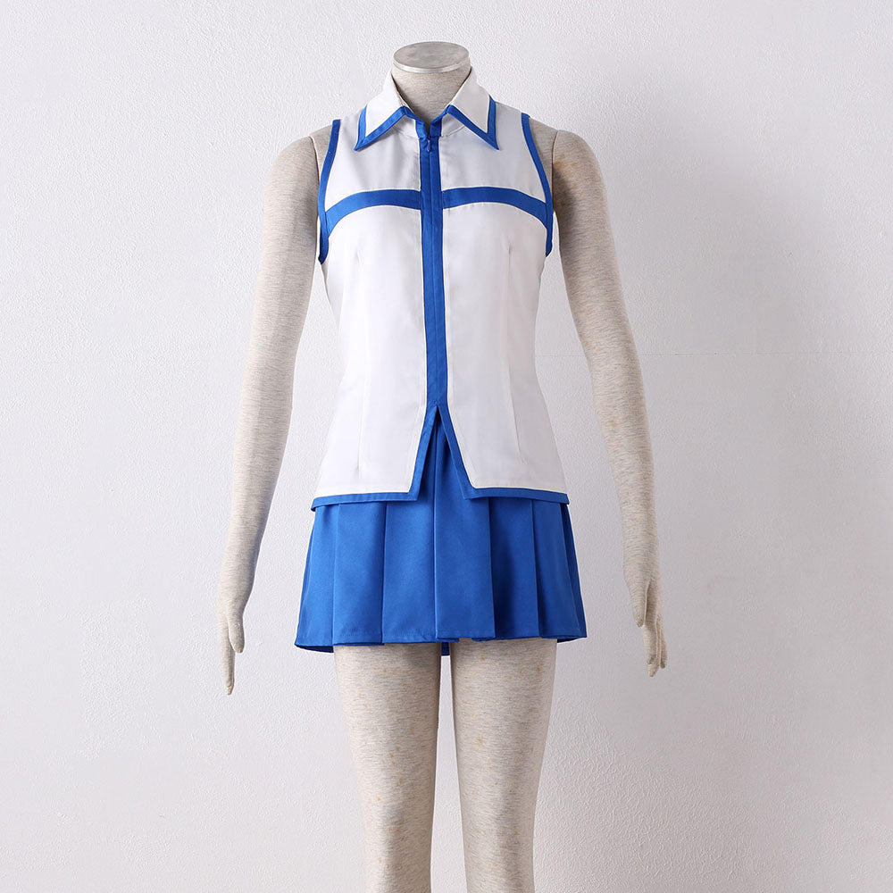 Anime Fairy Tail Lucy Heartfilia Cosplay Costume Uniform Women Kids Halloween