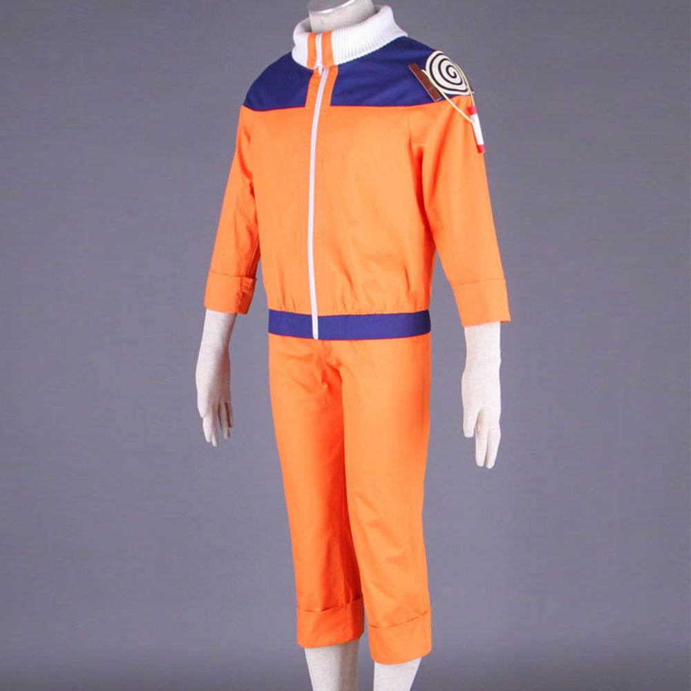 Anime Naruto Shippuden Cosplay Naruto Chidhood Costume Men Kids Halloween