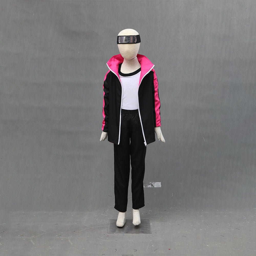 Anime Naruto Boruto Cosplay Boruto Cosplay Costume with Accessories Men and Kids Halloween