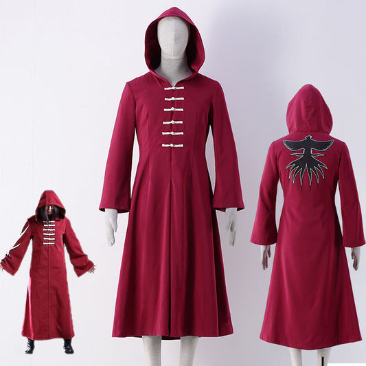 Anime Tokyo Ghoul Rabbit Aogiri Tree Cosplay Costume Red Cloak Robe Men and Kids Halloween