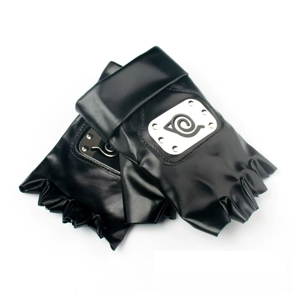 Anime Naruto Shippuden Hatake Kakashi Accessories Wig Mask Gloves Kunai Headband