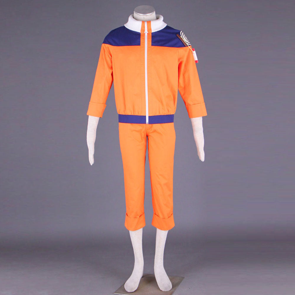 Anime Naruto Shippuden Cosplay Naruto Chidhood Costume Men Kids Halloween