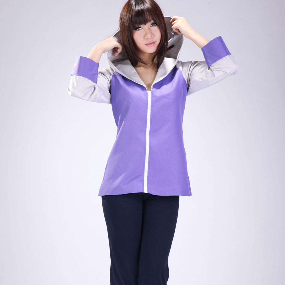 Anime Naruto Shippuden Cosplay Hyuuga Hinata Costume Women Kids Halloween