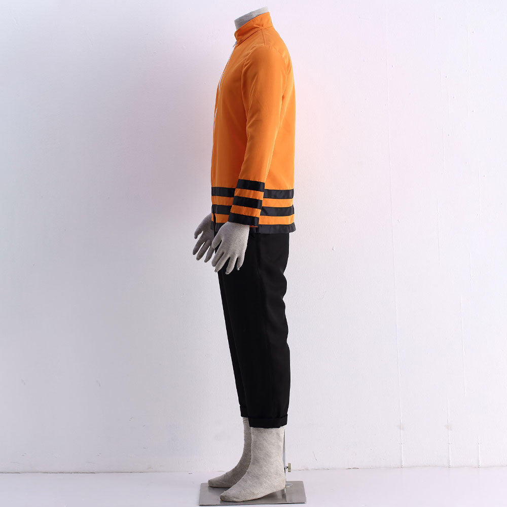 Anime Boruto Naruto as Father Cosplay Costume with Headband Men and Kids Halloween