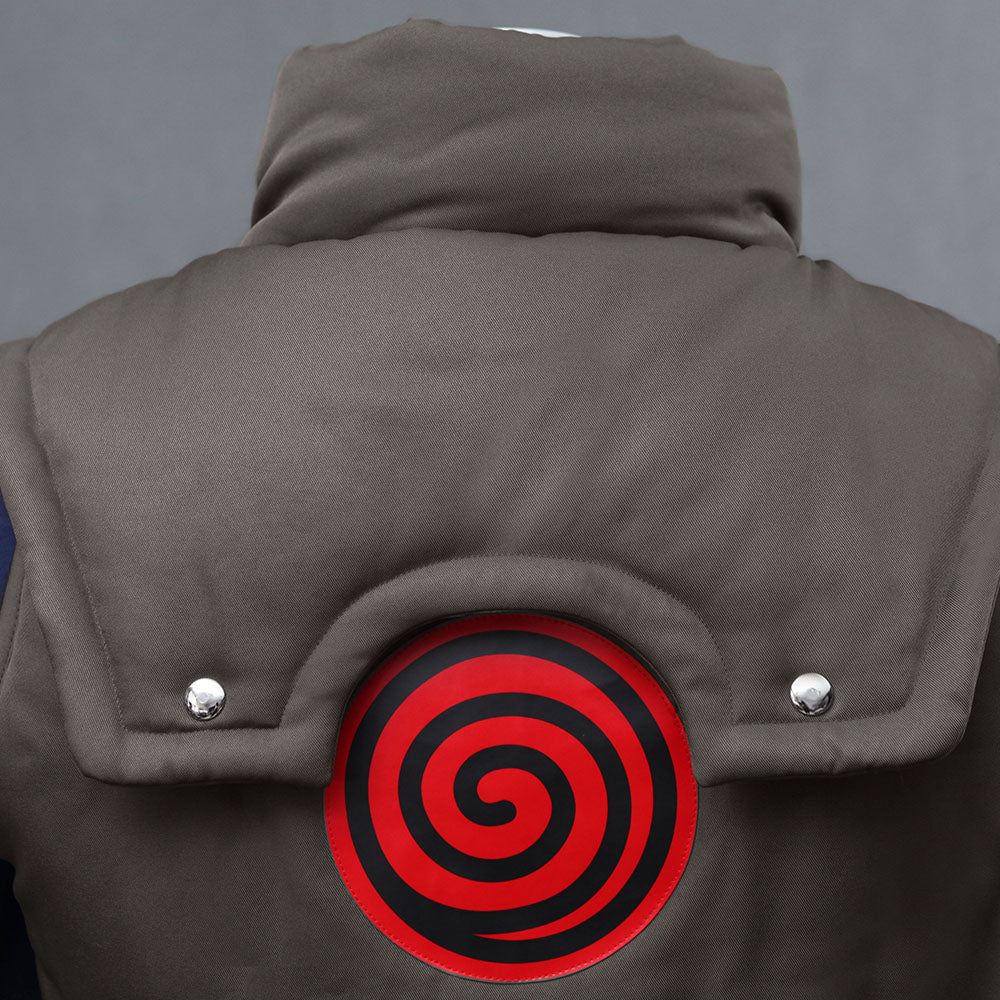 Anime Naruto Shippuden Cosplay Kakashi Ninja Uniform Costume Men Kids Halloween