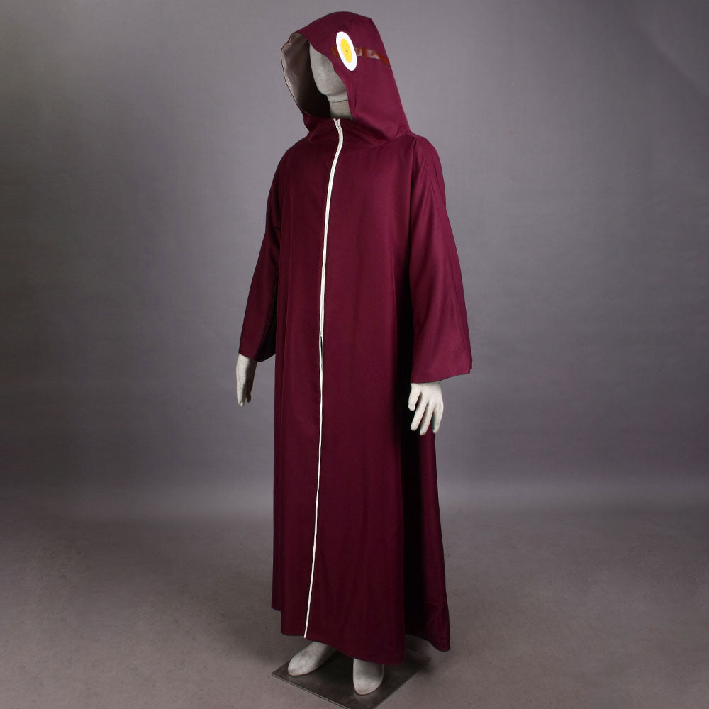 Anime Naruto Shippuden Costume Yakushi Kabuto Cosplay Cloak Men Kids Halloween