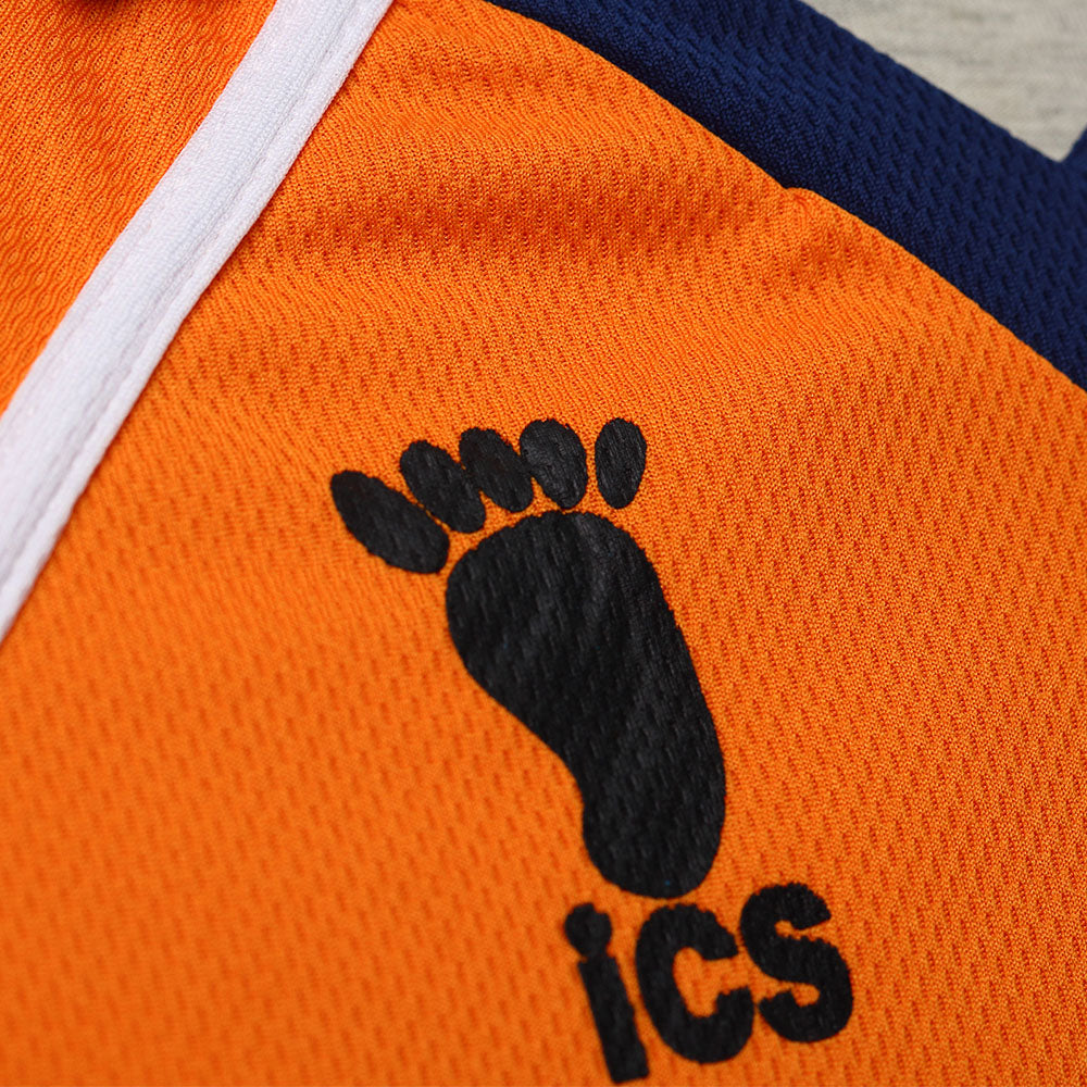 Haikyuu!! Costume Nishinoya Yuu Number #4 Karasuno High School Volleyball Uniform with Knee pads