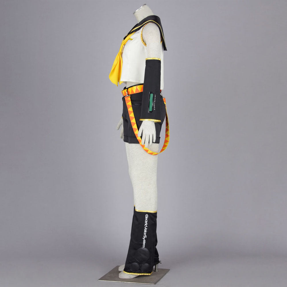Vocaloid Costumes Kagamine Rin Cosplay full Outfit with Accessories Women and Kids