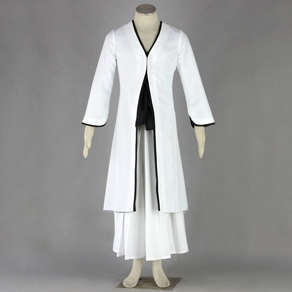 Anime Bleach Costume Ichigo Kurosaki Cosplay White Suits Men and Kids Halloween