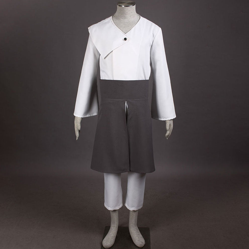 Anime Naruto Shippuden Hyuga Neji Cosplay Costume Men Kids Halloween