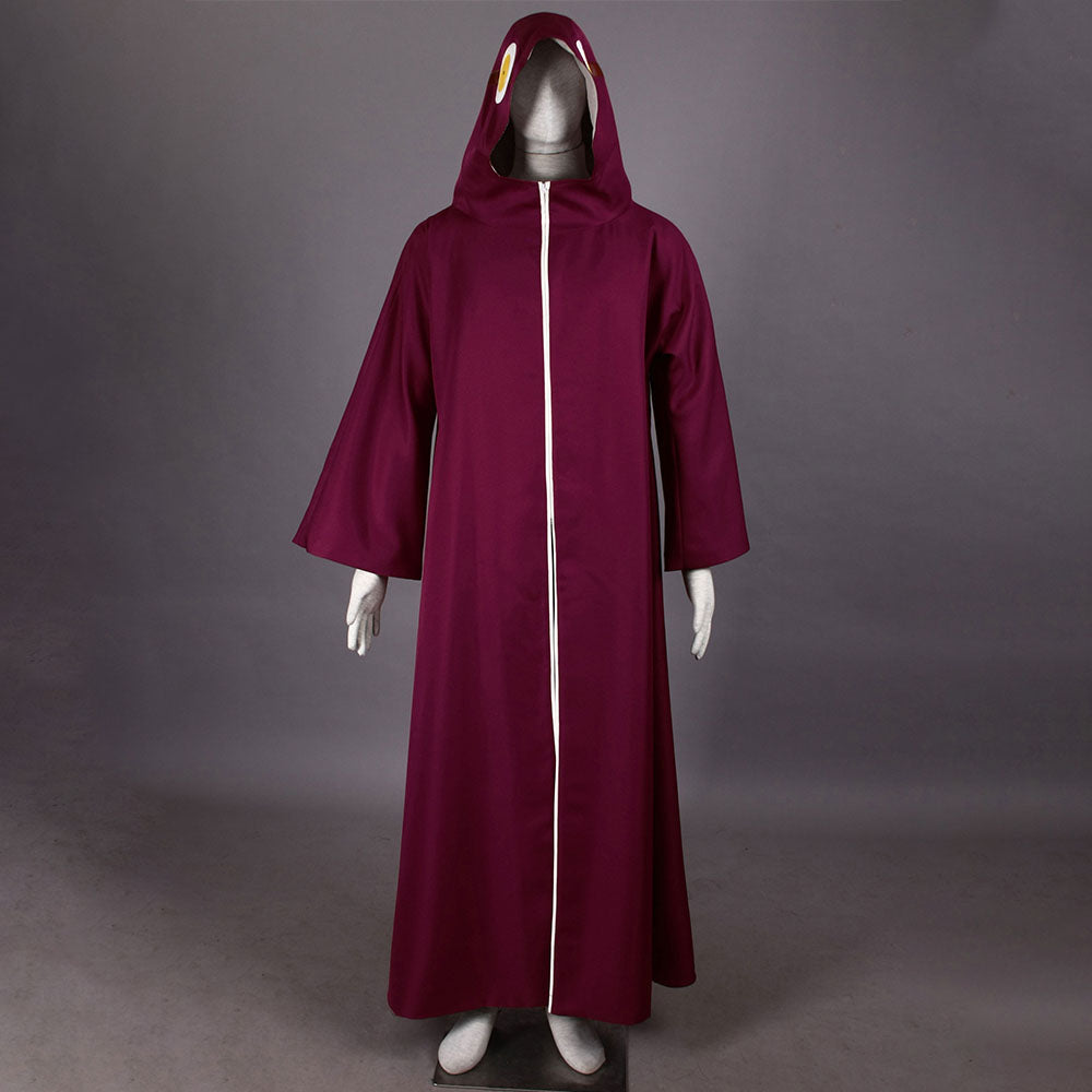 Anime Naruto Shippuden Costume Yakushi Kabuto Cosplay Cloak Men Kids Halloween