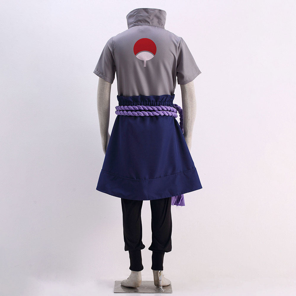 Anime Naruto Shippuden Uchiha Sasuke Cosplay Snake Organization Costume Men Kids Halloween