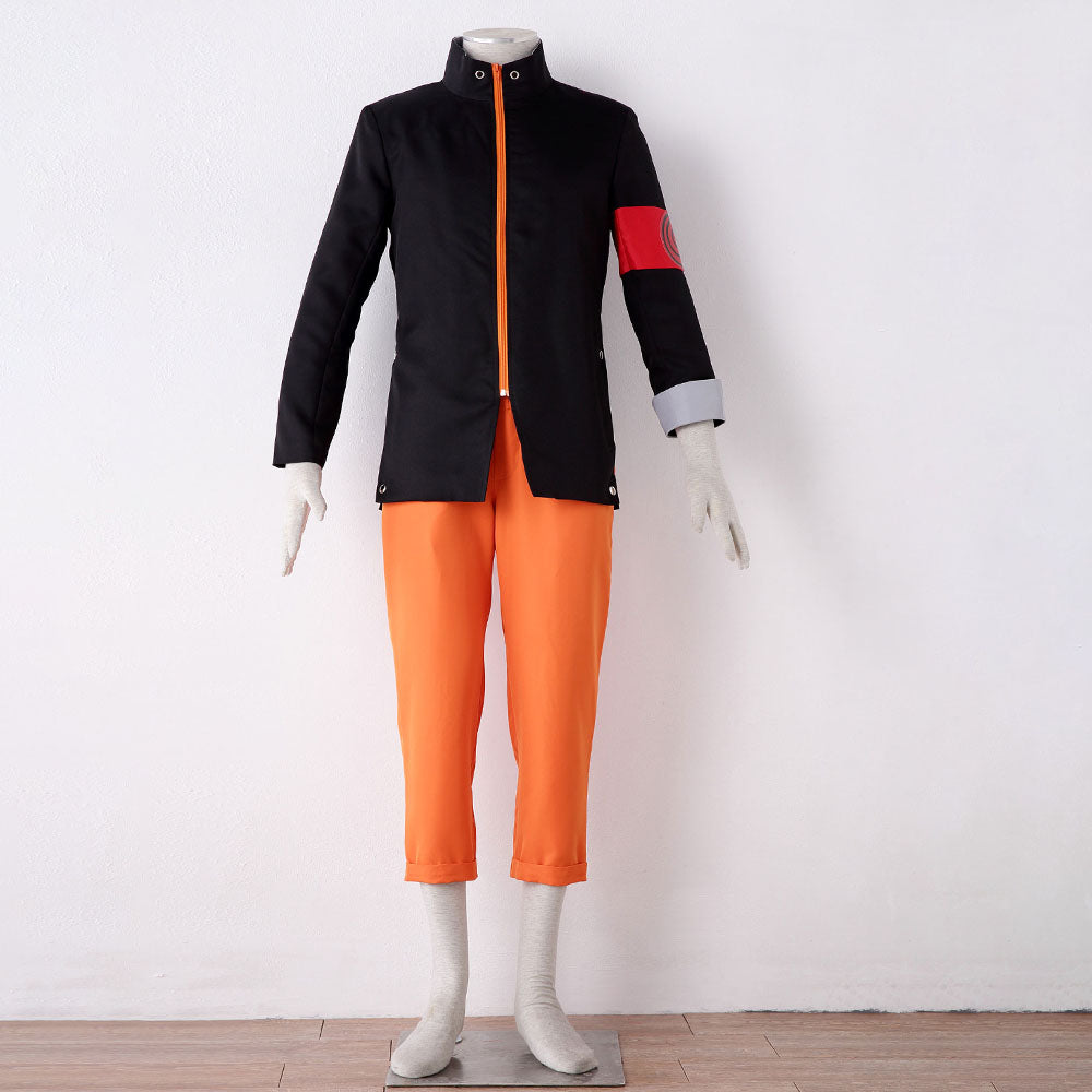 Naruto Movie The Last Naruto Cosplay Costume with Headband Men Kids Halloween
