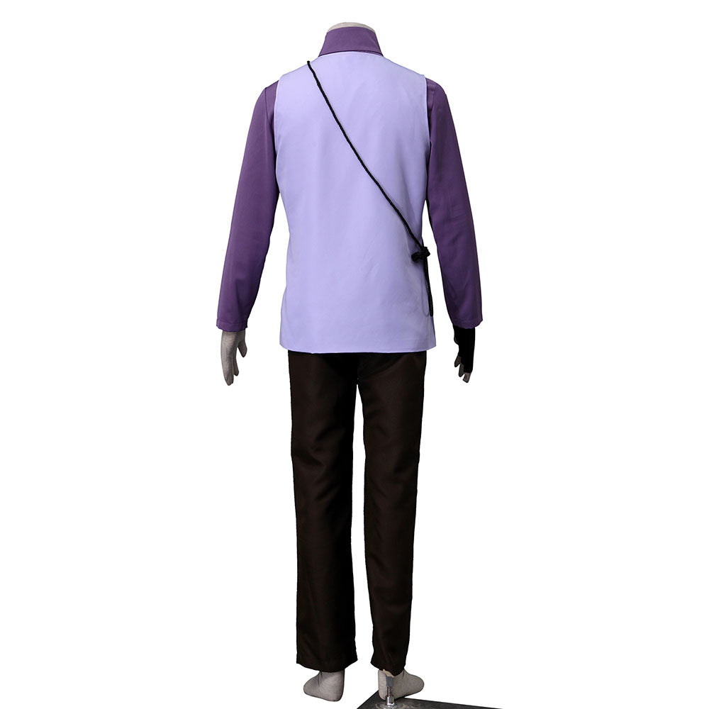 Anime Boruto Uchiha Sasuke as Father Cosplay Costume with Headband Men and Kids Halloween