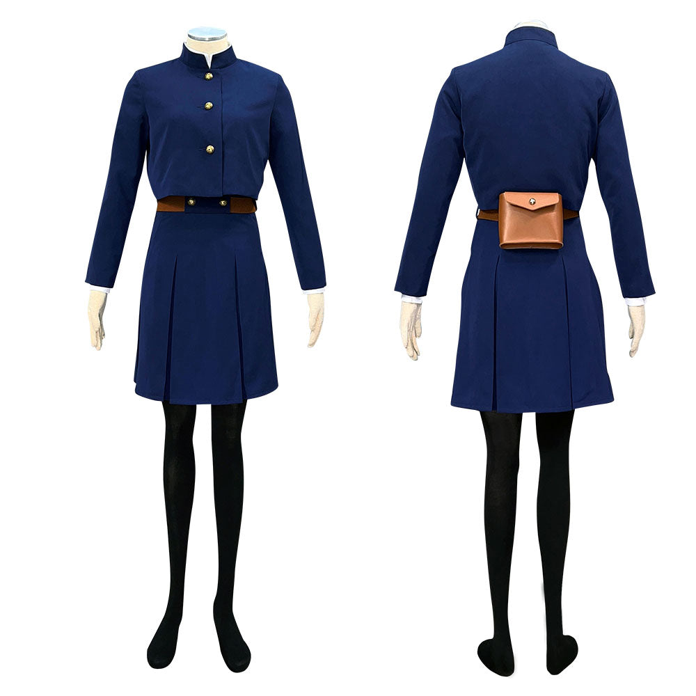 Anime Jujutsu Kaisen Kugisaki Nobara Cosplay Costume Uniform Sets Women Kids Halloween