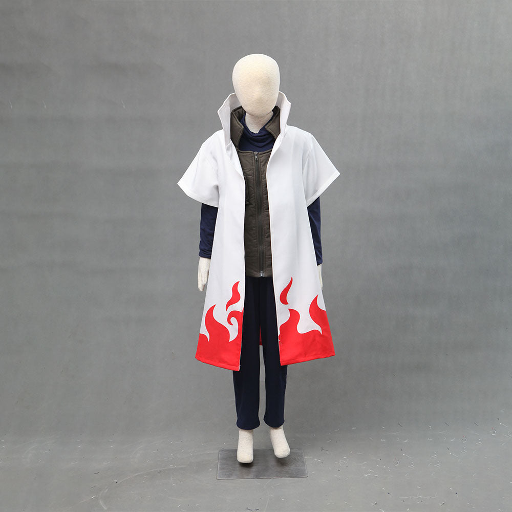 Anime Naruto Shippuden Cosplay Namikaze Minato 4th Hokage Costume Men Kids Halloween