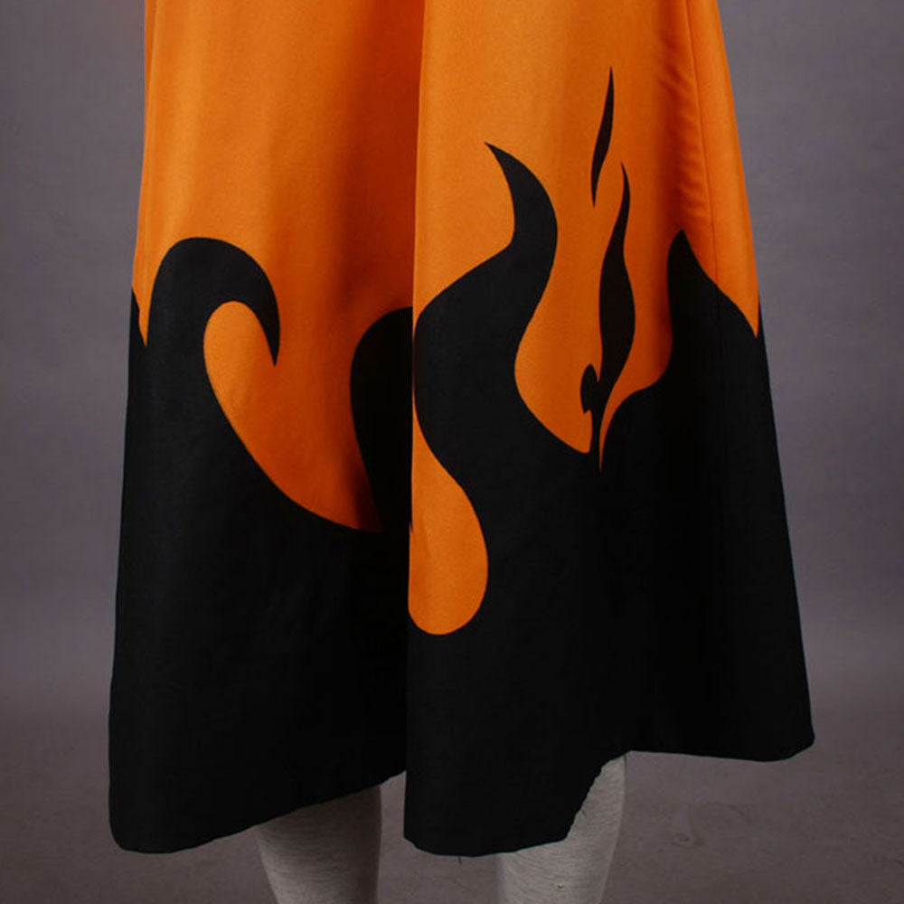 Halloween Anime Naruto Shippuden Cosplay Naruto 6th Hokage Costume Cloak Robe Men Kids