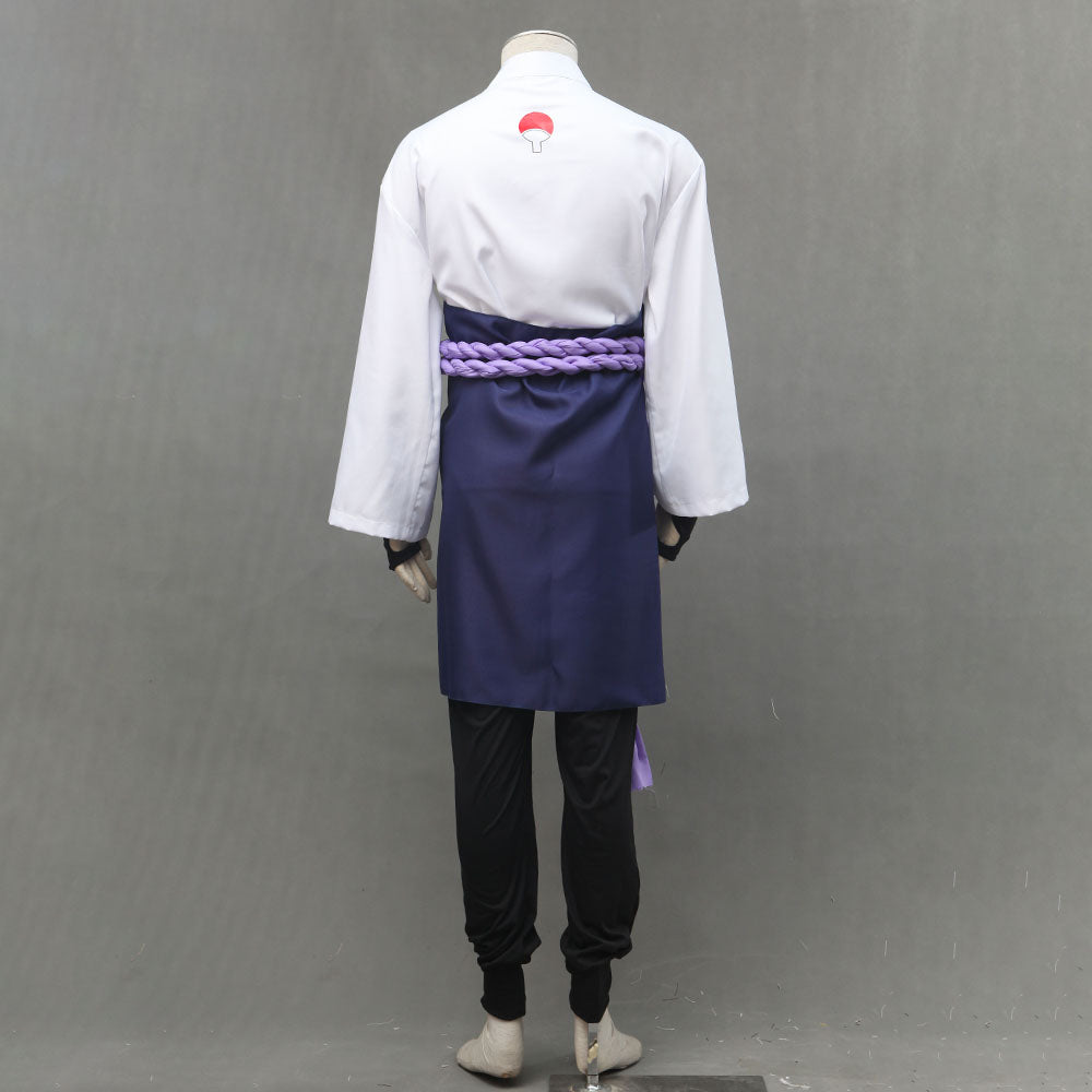 Anime Naruto Shippuden Cosplay Uchiha Sasuke Teenager Costume Men Kids Halloween