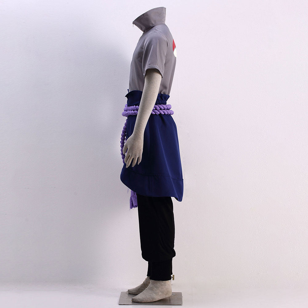 Anime Naruto Shippuden Uchiha Sasuke Cosplay Snake Organization Costume Men Kids Halloween