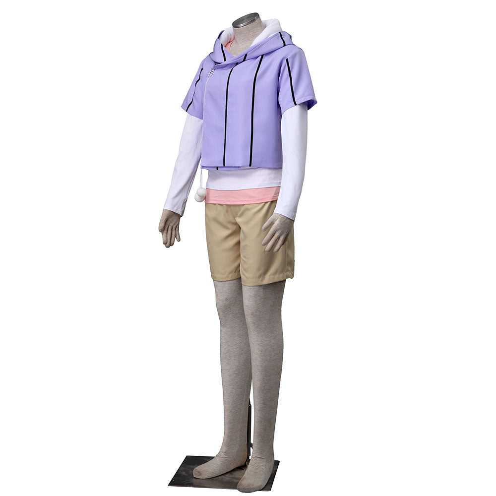 Anime Boruto Cosplay Hyuga Hinata Cosplay Costume Women Kids Halloween