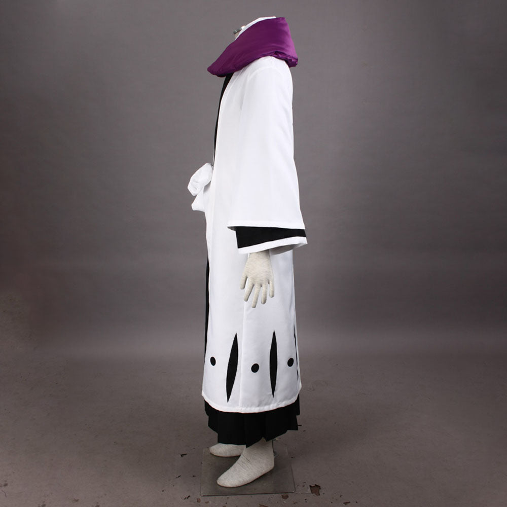 Anime Bleach Kurotsuchi Mayuri Costume Cosplay Suits 12th Division Captain Costume Men and Kids Halloween