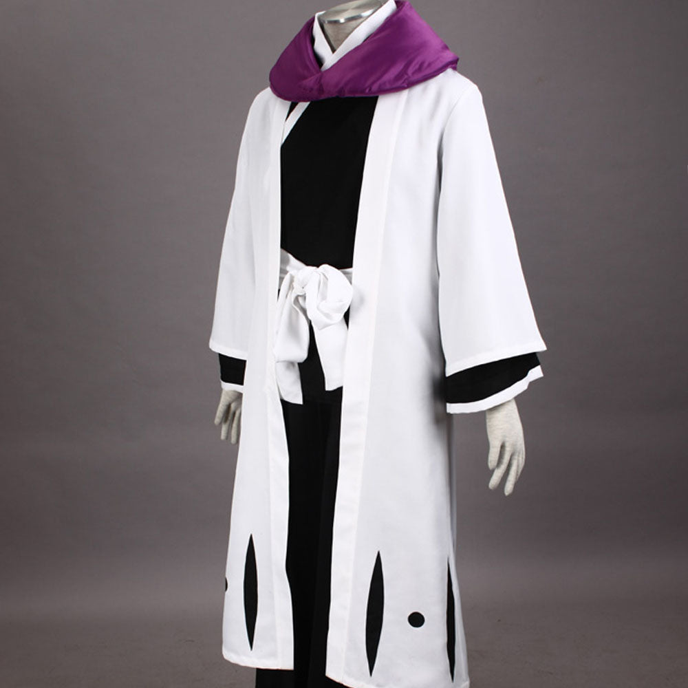 Anime Bleach Kurotsuchi Mayuri Costume Cosplay Suits 12th Division Captain Costume Men and Kids Halloween