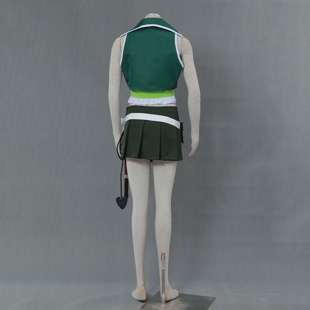 Anime Fairy Tail Lucy Heartfilia Cosplay Costume Green Outfits with Eridanus Women Kids Halloween
