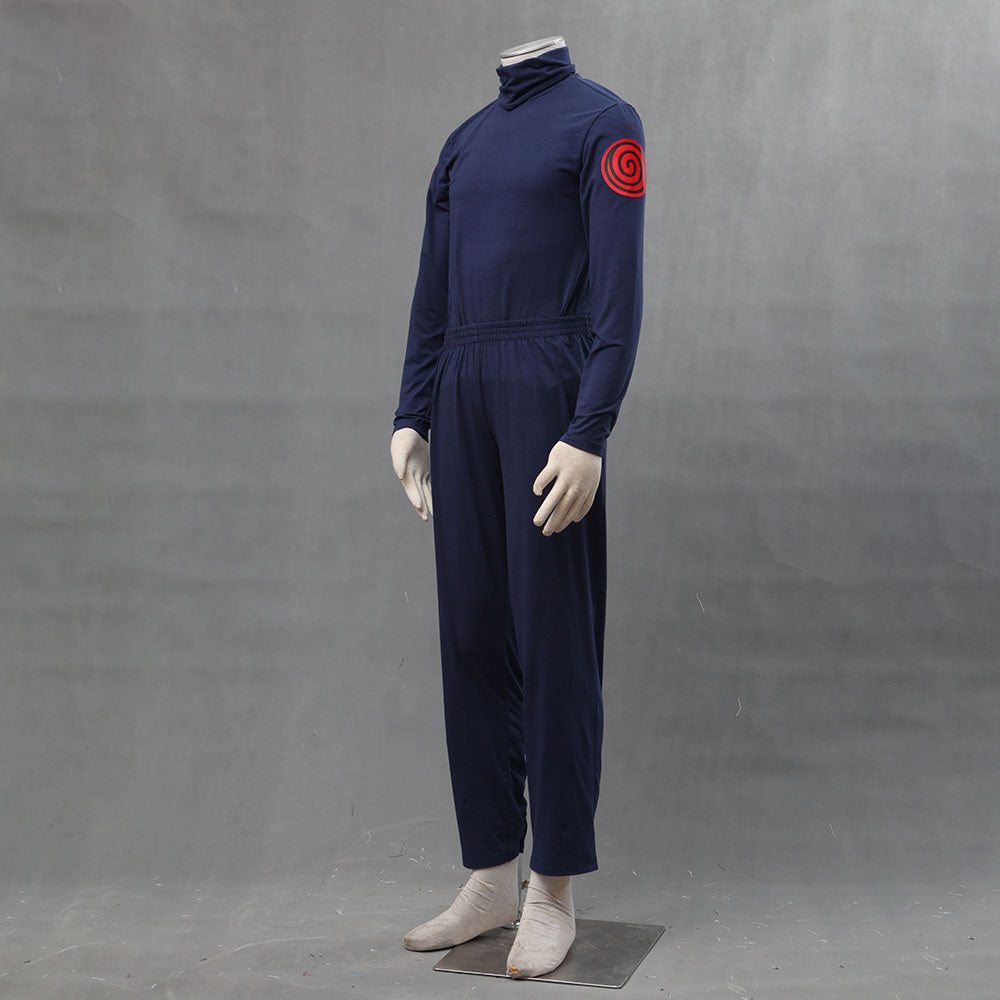 Anime Naruto Shippuden Cosplay Kakashi Ninja Uniform Costume Men Kids Halloween