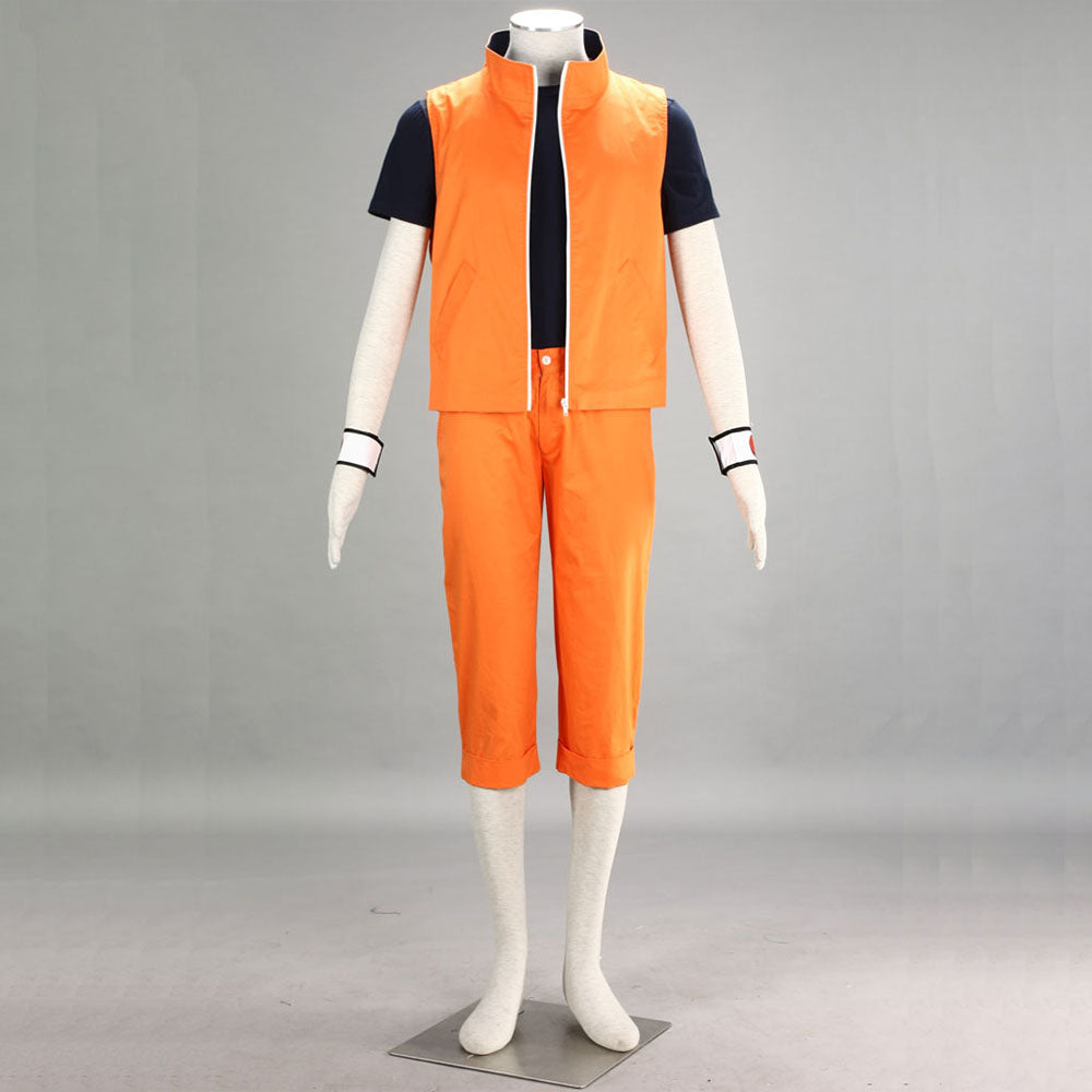 Naruto Find the Four-Leaf Red Clover Naruto Cosplay Costume Outfit Men Kids Halloween
