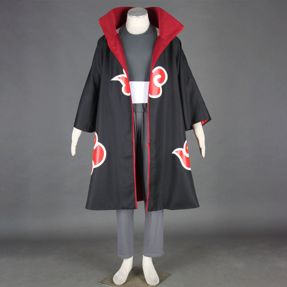 Anime Naruto Shippuden Kakuzu Cosplay Costume with Mask Men Kids Halloween