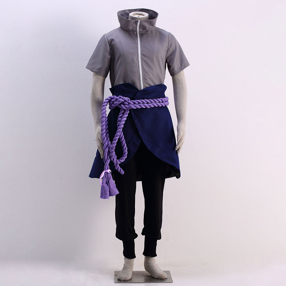 Anime Naruto Shippuden Uchiha Sasuke Cosplay Snake Organization Costume Men Kids Halloween