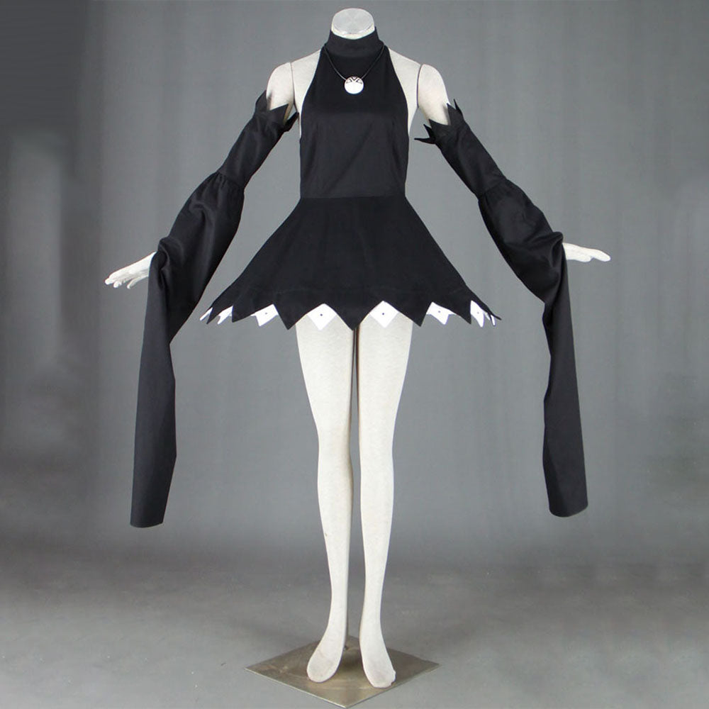 Anime Soul Eater Demon Cat Beja Cosplay Costume Outfits with Hat Women and Kids Halloween
