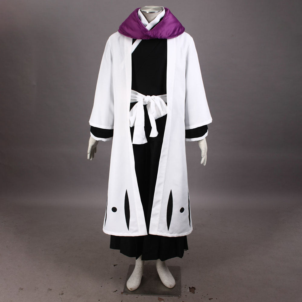 Anime Bleach Kurotsuchi Mayuri Costume Cosplay Suits 12th Division Captain Costume Men and Kids Halloween