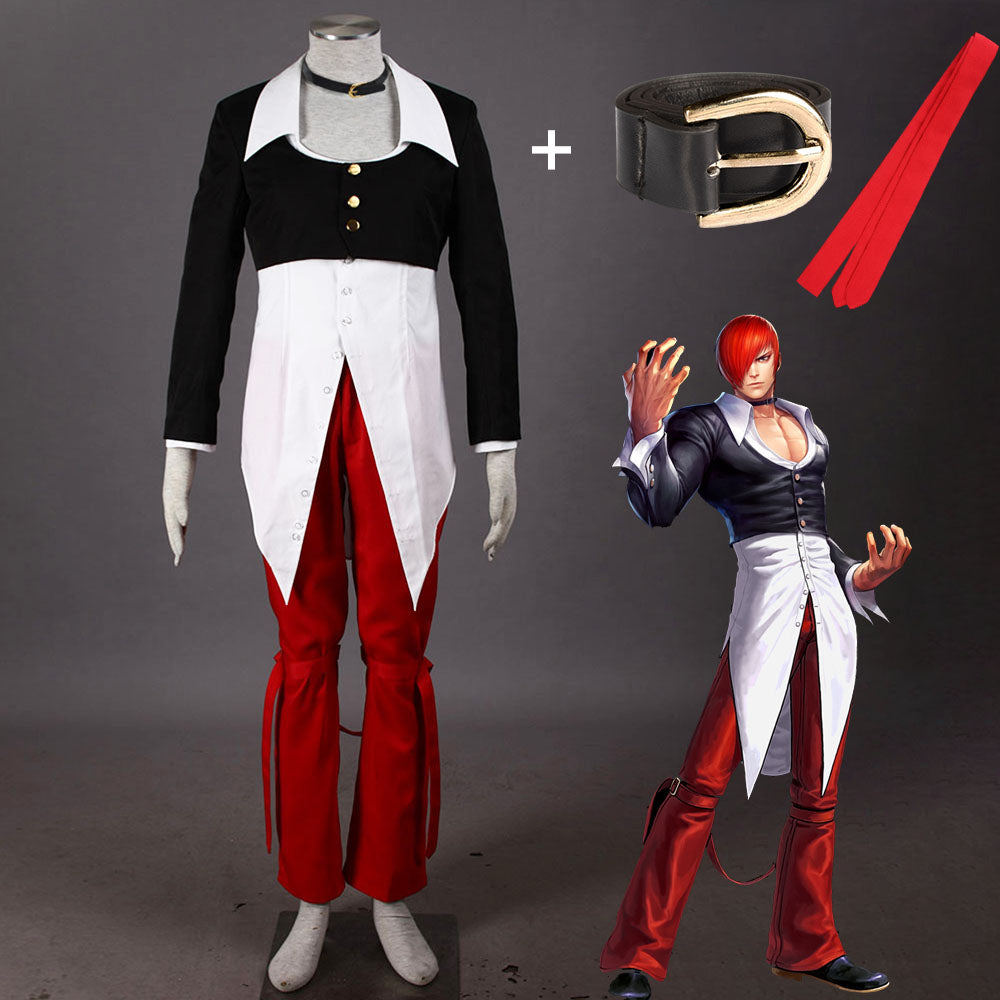 Game King of Fighters (KOF) Lori Yagami Costume Cosplay Outfit Men and Kids Halloween