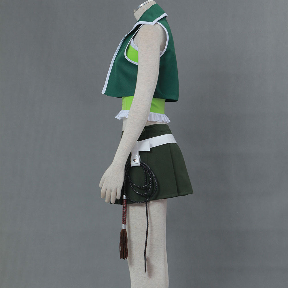 Anime Fairy Tail Lucy Heartfilia Cosplay Costume Green Outfits with Eridanus Women Kids Halloween